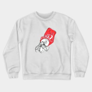 Hermite-Crab cola Crewneck Sweatshirt